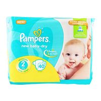 Pampers New Born, No. 2 Mini, 3-6 KG 40-Pack